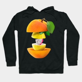 Apricot Lemon Dragon Fruit Gifts Vegetarian Hoodie